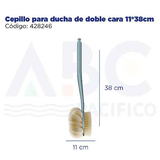 [428246] Cepillo para ducha de doble cara 11*38cm
