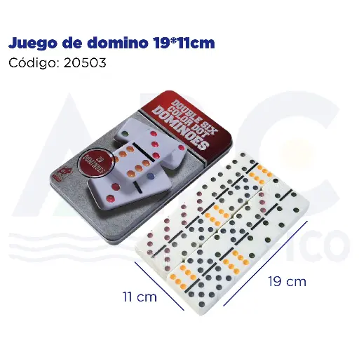 [20503] Juego de domino 19*11cm