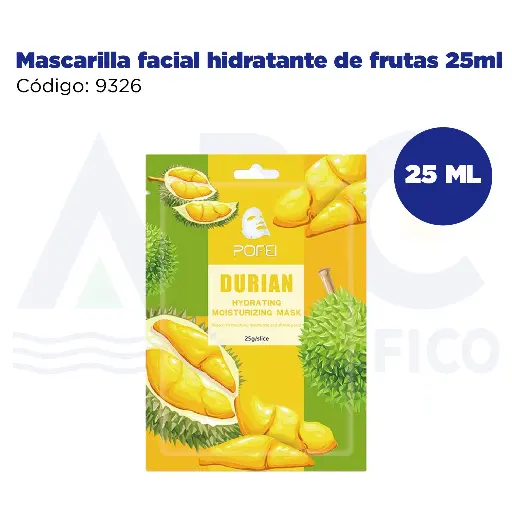 [9326] Mascarilla facial hidratante de frutas 25ml