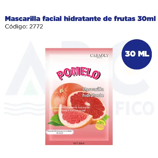 [2772] Mascarilla facial hidratante de frutas 30ml