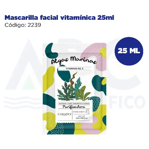 [2239] Mascarilla facial vitamínica 25ml
