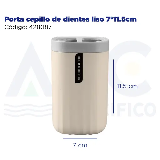 [428087] Porta cepillo de dientes liso 7*11.5cm