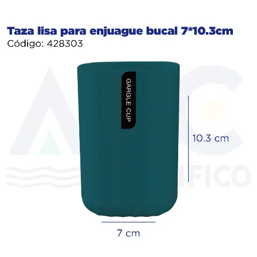 [428303] Taza lisa para enjuague bucal 7*10.3cm