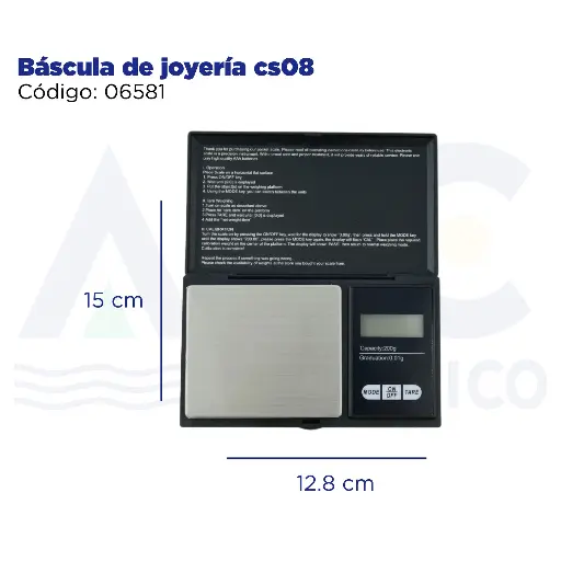 [06581] Báscula de joyería cs08