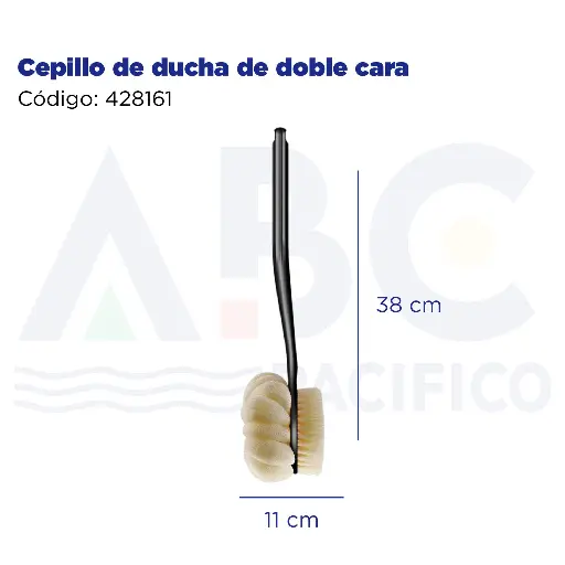 [428161] Cepillo de ducha de doble cara