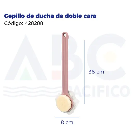[428288] Cepillo de ducha de doble cara