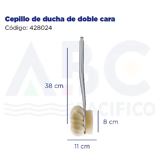[428024] Cepillo de ducha de doble cara