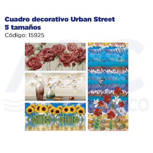 [15925] Cuadro decorativo Urban Street 5 tamaños