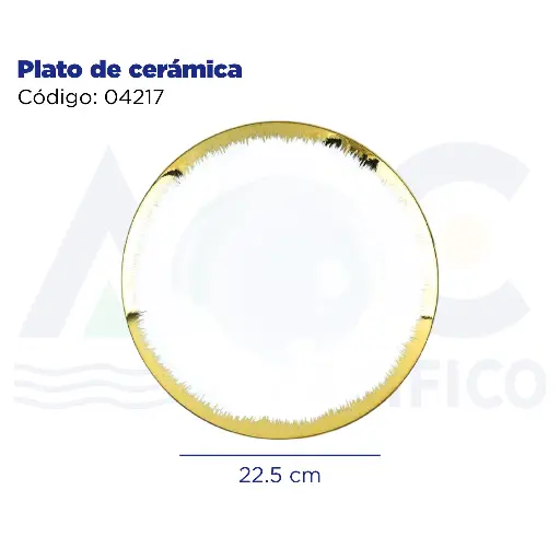 [04217] [04217] Plato de cerámica
