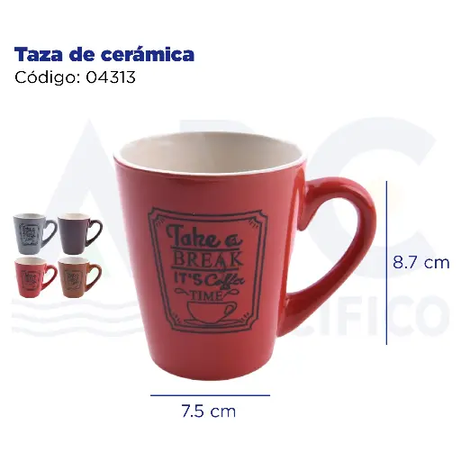 [04313] [04313] Taza de cerámica