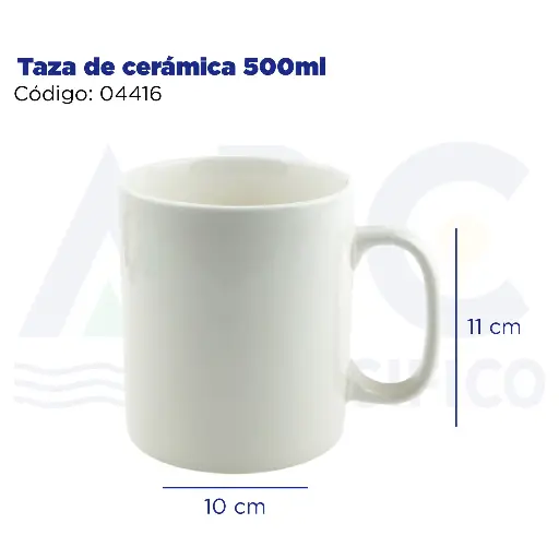 [04416] [04416] Taza de cerámica 500ml