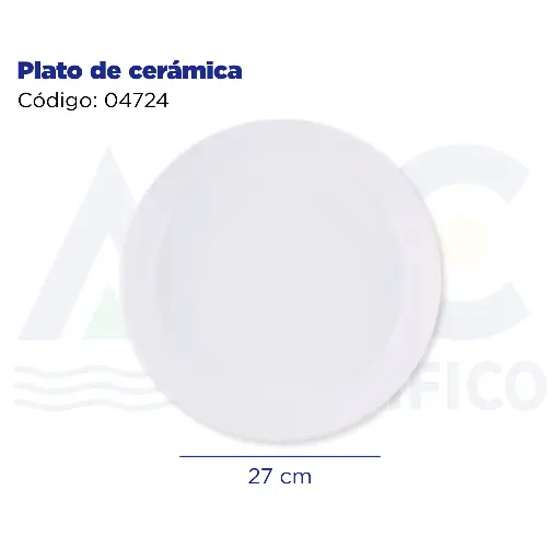 [04724] [04724] Plato de cerámica