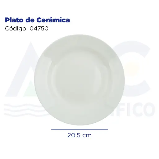 [04750] [04750] Plato de Cerámica