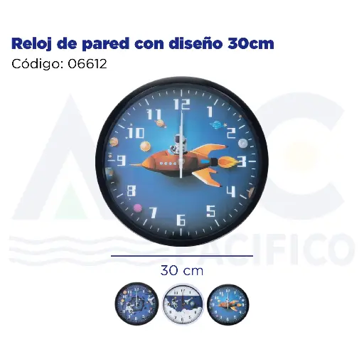 [06612] Reloj de pared con diseño 30cm