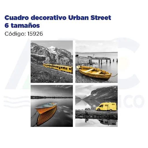 [15926] [15926] Cuadro decorativo Urban Street 6 tamaños