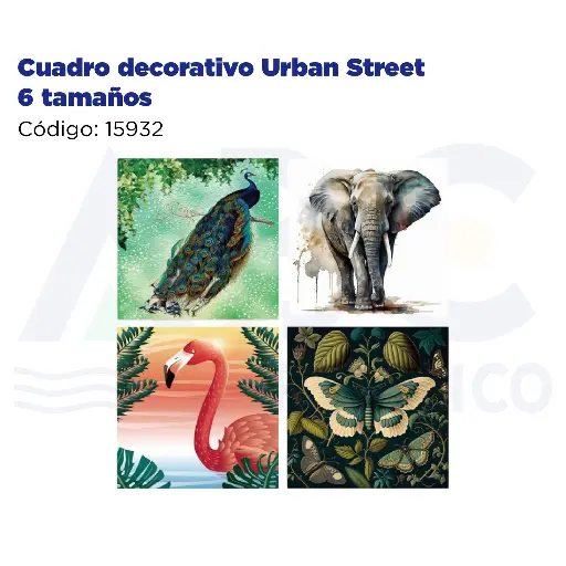 [15932] [15932] Cuadro decorativo Urban Street 6 tamaños