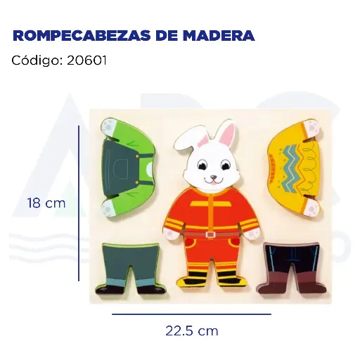 [20601] [20601] Rompecabezas de madera
