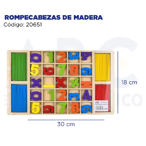 [20651] [20651] ROMPECABEZAS DE MADERA