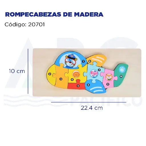 [20701] [20701] ROMPECABEZAS DE MADERA