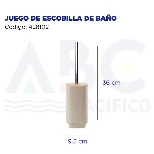 [428102] [428102] JUEGO DE ESCOBILLA DE BAÑO