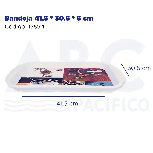 [17594] Bandeja 41.5 * 30.5 * 5 cm