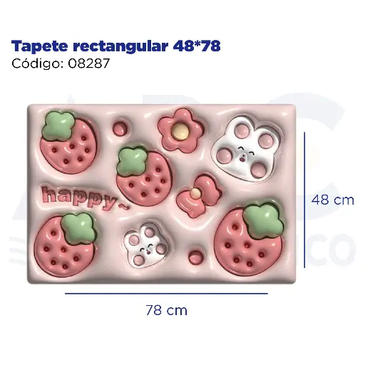 [08287] Tapete rectangular 48*78