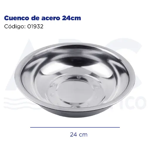 [01932] Cuenco de acero 24cm