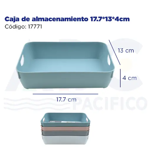 [17771] Caja de almacenamiento 17.7*13*4cm