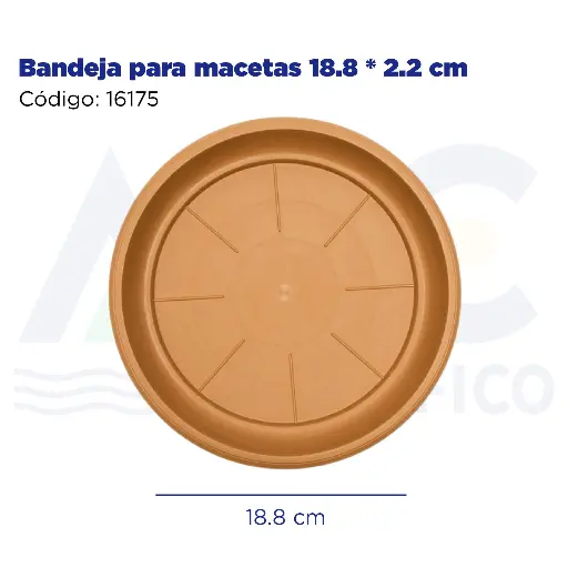 [16175] Bandeja para macetas 18.8 * 2.2 cm
