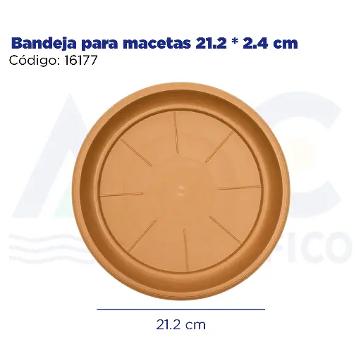 [16177] Bandeja para macetas 21.2 * 2.4 cm
