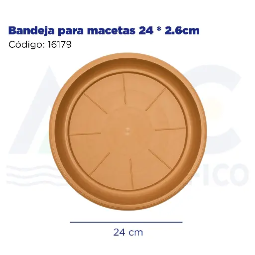 [16179] Bandeja para macetas 24 * 2.6cm