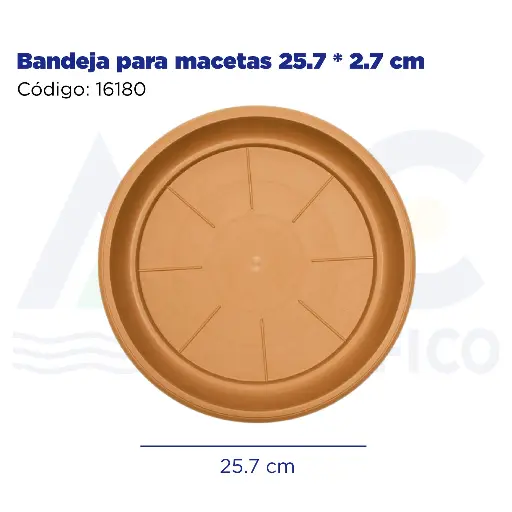 [16180] Bandeja para macetas 25.7 * 2.7 cm