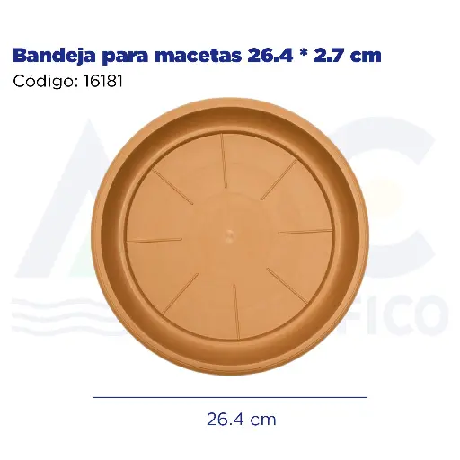 [16181] Bandeja para macetas 26.4 * 2.7 cm