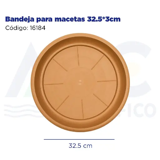 [16184] Bandeja para macetas 32.5*3cm