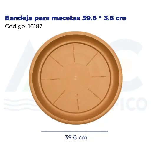 [16187] Bandeja para macetas 39.6 * 3.8 cm