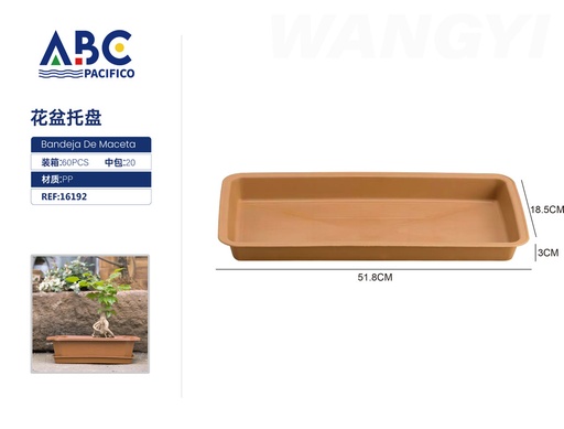 [16192] Bandeja para macetas 51.8*18.5*3cm