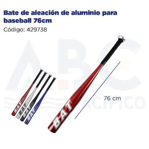 [429738] Bate de aleación de aluminio para baseball 76cm