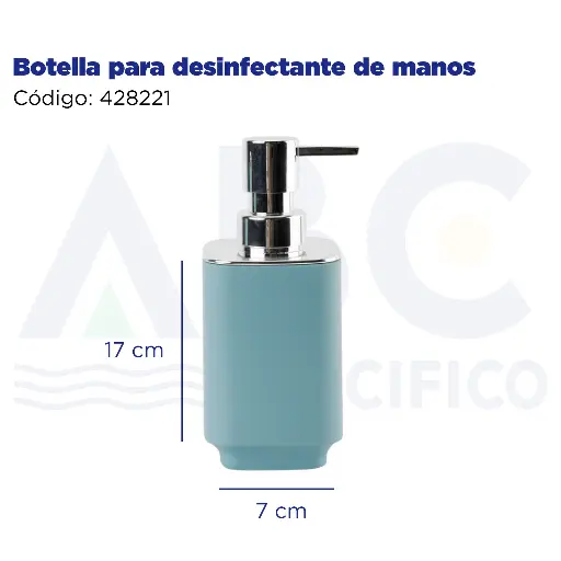 [428221] Botella para desinfectante de manos