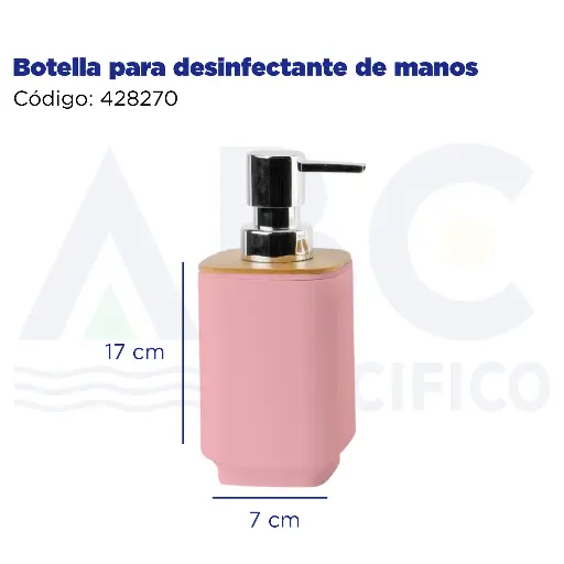 [428270] Botella para desinfectante de manos