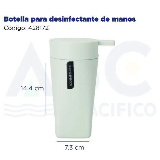 [428172] Botella para desinfectante de manos