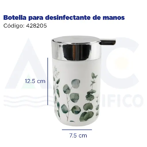 [428205] Botella para desinfectante de manos