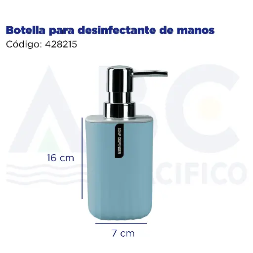 [428215] Botella para desinfectante de manos