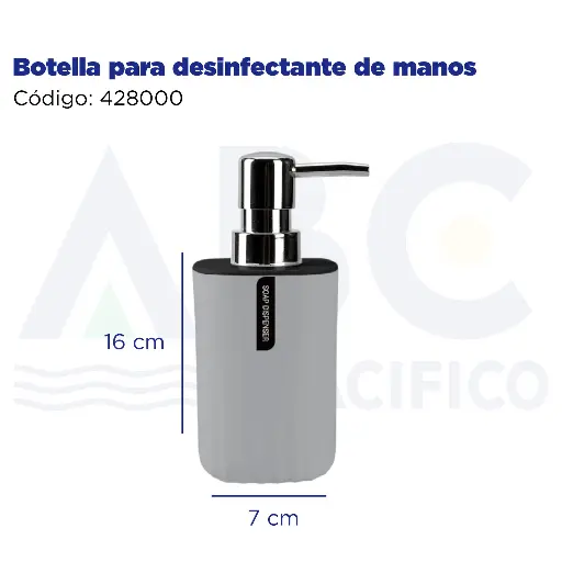 [428000] Botella para desinfectante de manos