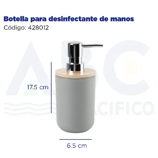 [428012] Botella para desinfectante de manos