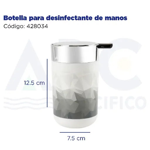 [428034] Botella para desinfectante de manos