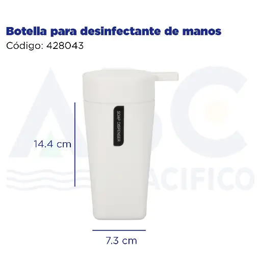 [428043] Botella para desinfectante de manos