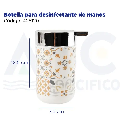 [428120] Botella para desinfectante de manos