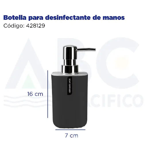 [428129] Botella para desinfectante de manos
