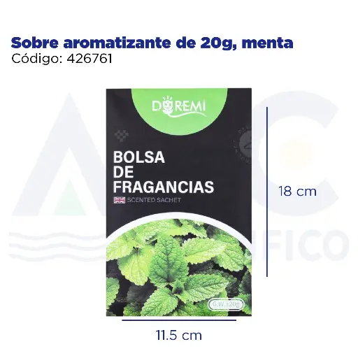 [426761] Sobre aromatizante de 20g, menta