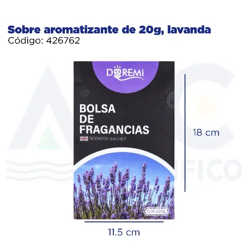 [426762] Sobre aromatizante de 20g, lavanda